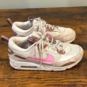 Nike Air Max 90 Futura Pink Brown Size 7 FZ3619-019 2023 Sneakers Tennis Shoes